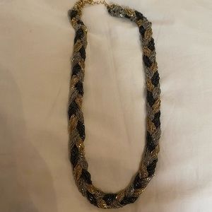 Multicolor chain braided Necklace